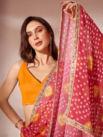 LAXMINAM OP-521 DESIGNER GEORGETTE SAREE WHOLESALER IN INDIA